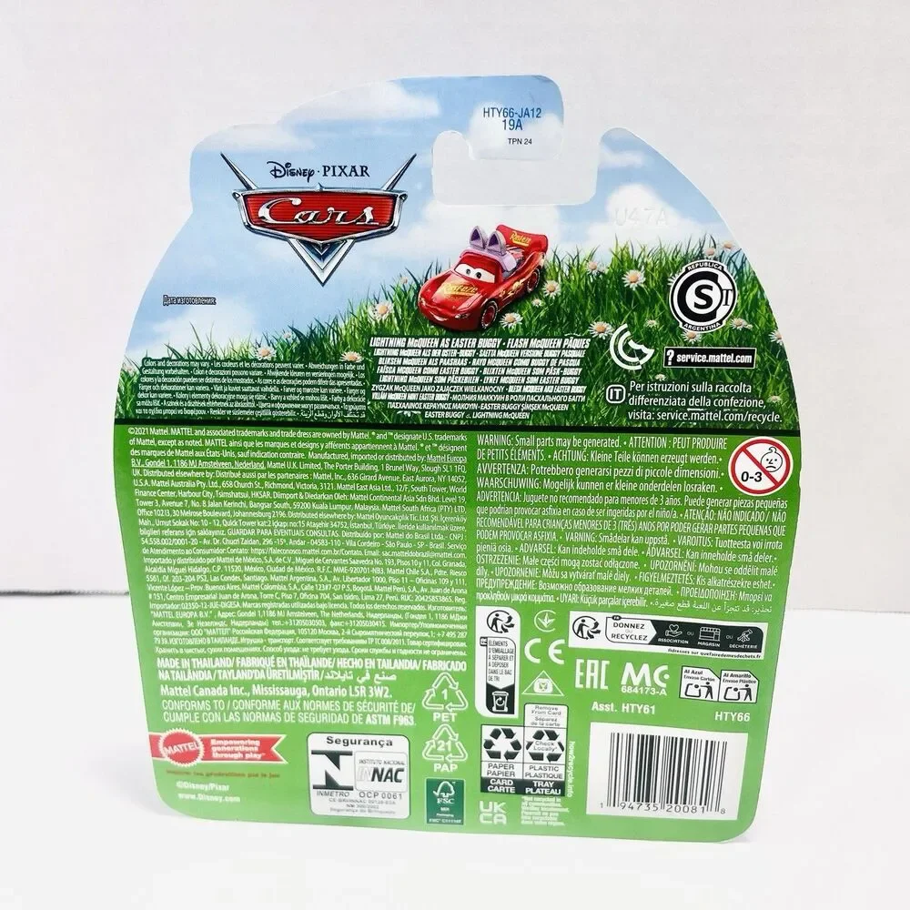 Complete Set of 6 Disney Pixar CARS 2026 EASTER CARS 1:55 McQUEEN-MATER NEW
